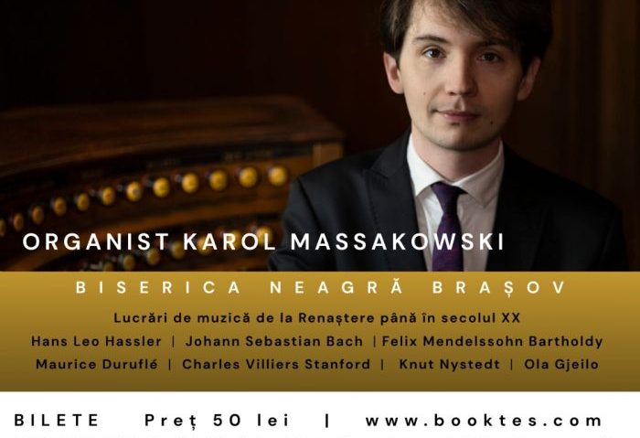 BRAȘOV: Concert de cor și orgă, la Biserica Neagră. Bilete scoase la vânzare BRAȘOV: Concert de cor și orgă, la Biserica Neagră. Bilete scoase la vânzare