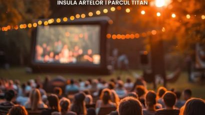 Cinema în aer liber, din 19 august, în Parcul Titan