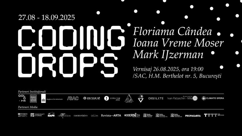 BUCUREȘTI: Puncte de confluență între artă și știință, în expoziția Coding Drops BUCUREȘTI: Puncte de confluență între artă și știință, în expoziția Coding Drops