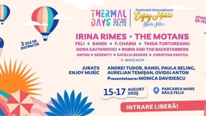 Thermal Days 2025: 3 zile de muzică live, la Băile Felix