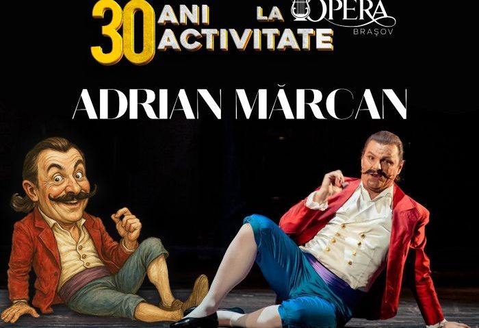 „Bărbierul din Sevilla”, spectacol aniversar Adrian Mărcan, în weekend, la Opera Brașov