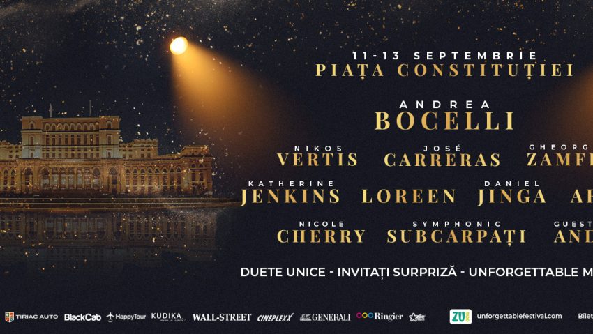 Unforgettable Festival aduce la București nume legendare ale scenei muzicale internaționale Unforgettable Festival aduce la București nume legendare ale scenei muzicale internaționale