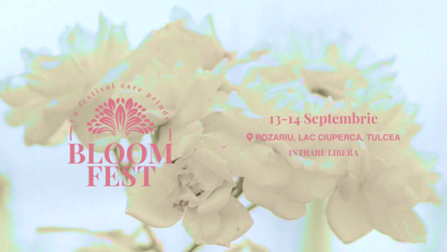 TULCEA: Bloom Fest: trei zile de ateliere, muzică live și proiecții în aer liber la Rozariu