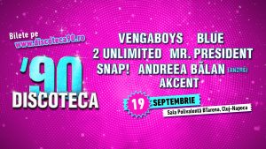 DISCOTECA ‘80-’90: weekend retro la Cluj-Napoca