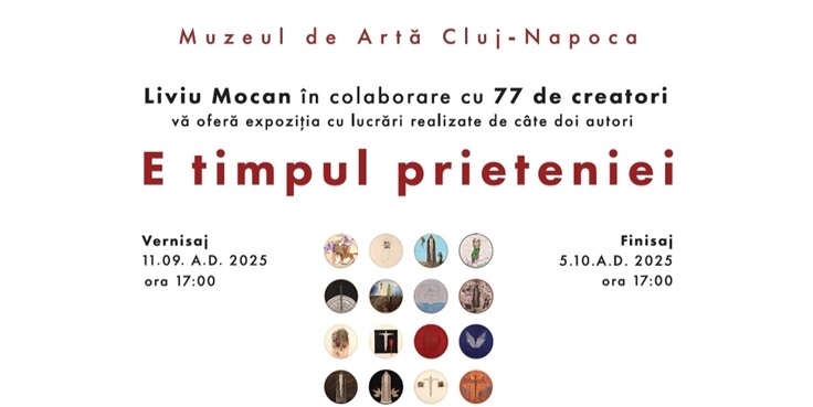 CLUJ: ”E timpul prieteniei, 70+”, vernisaj Liviu Mocan CLUJ: ”E timpul prieteniei, 70+”, vernisaj Liviu Mocan