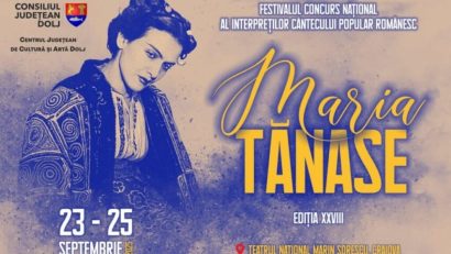 Înscrierile la Festivalul „Maria Tănase” au fost prelungite până pe 14 septembrie