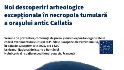 Noi descoperiri arheologice la Callatis, prezentate la Muzeul Național de Istorie a României