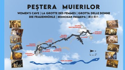 Peștera Muierilor din Baia de Fier, disponibilă și într-un tur virtual 3D
