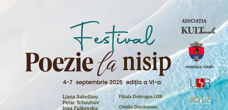Festivalul Poezie la nisip revine la Corbu și Constanța