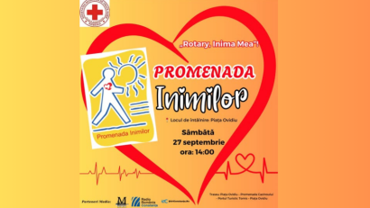 CONSTANȚA: „Promenada Inimilor”, în Piața Ovidiu