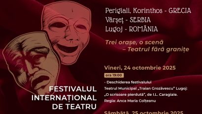 Festivalul Internațional de Teatru „FestteamArt” aduce pe scena din Lugoj trupe din Grecia, Serbia și România