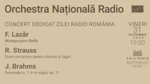 Radio România, la 97 de ani: concert aniversar dirijat de Cristian Oroșanu Radio România, la 97 de ani: concert aniversar dirijat de Cristian Oroșanu