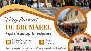 Brașov: ”Târg frumos de Brumărel”, în weekend, în Piața Sfatului