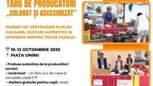 Brașov: Târg de producători „Colorat și accesorizat”, în Piața Unirii