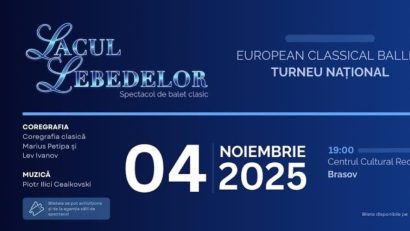Brașov: Lacul Lebedelor, pe 4 noiembrie, la Centrul Cultural Reduta