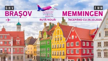 O nouă destinație de vacanță de pe Aeroportul Internațional Brașov-Ghimbav