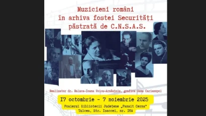 TULCEA: Expoziţia foto-documentară „Muzicieni români în arhiva fostei Securităţi”