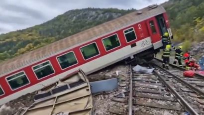 Accident feroviar în Slovacia | VIDEO