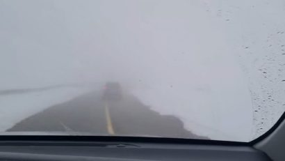 CNAIR: Sectorul de Transalpina dintre Obârşia Lotrului şi Curpăt, închis din cauza vremii | VIDEO