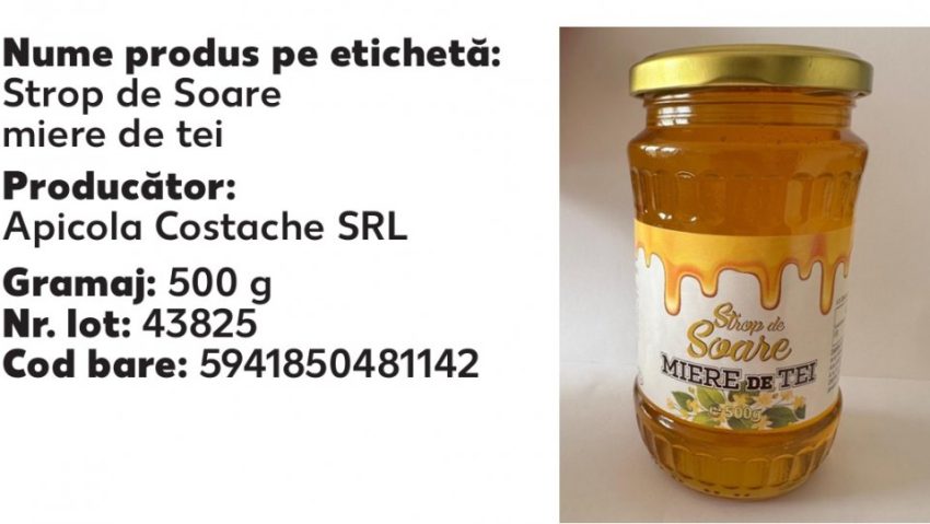 Miere contaminată cu un antibiotic cu efecte adverse grave, retrasă din mai multe magazine din țară Miere contaminată cu un antibiotic cu efecte adverse grave, retrasă din mai multe magazine din țară