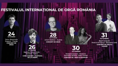 BUCUREȘTI: Festivalul Internaţional de Orgă FIO România, între 24 și 31 octombrie