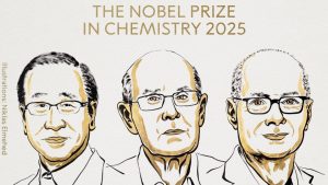 Nobel 2025: Premiul pentru Chimie răsplătește cercetări asupra structurilor metal-organice