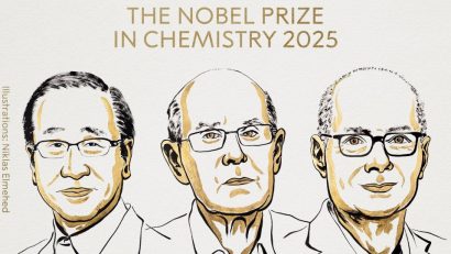 Nobel 2025: Premiul pentru Chimie răsplătește cercetări asupra structurilor metal-organice