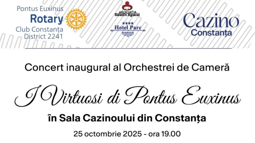Concert al Orchestrei de Cameră I Virtuosi di Pontus Euxinus, la Cazinoul din Constanța