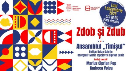 Timișoara sărbătorește Ziua Națională cu Zdob și Zdub și Ansamblul „Timișul”