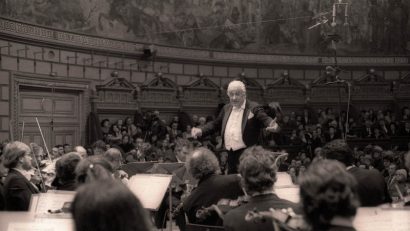 Omagiu dirijorului Sergiu Celibidache la Radio România Muzical