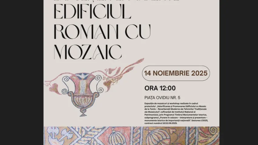 CONSTANȚA: Edificiul Roman cu Mozaic își redeschide porțile
