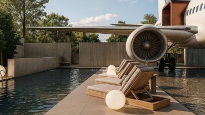 Primul hotel – avion din România, la doi pași de Brașov