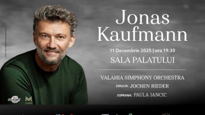 Tenorul Jonas Kaufmann concertează pentru prima dată în România