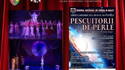 Spectacolul „Pescuitorii de perle”, pe scena Teatrului Național de Operă și Balet „Oleg Danovski”