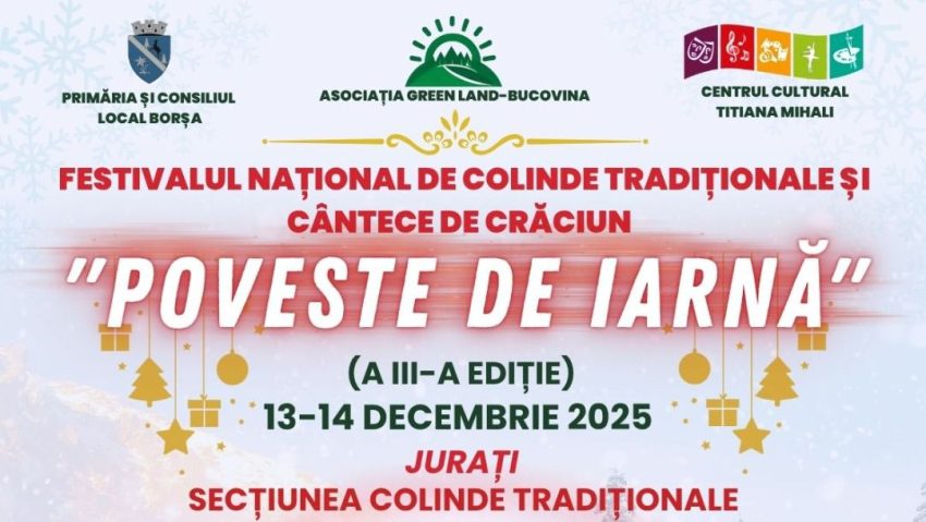 Festivalul Național „Poveste de iarnă”, la Borșa