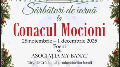 Sărbători de iarnă la Conacul Mocioni din Foeni