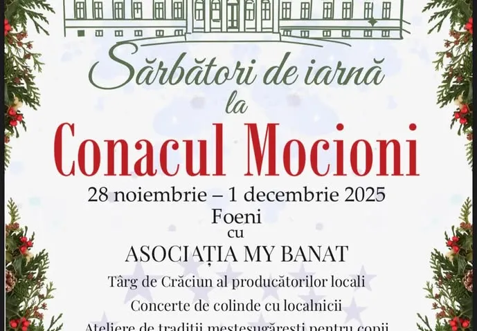 Sărbători de iarnă la Conacul Mocioni din Foeni