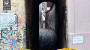 Strada Sforii din Brașov, închisă