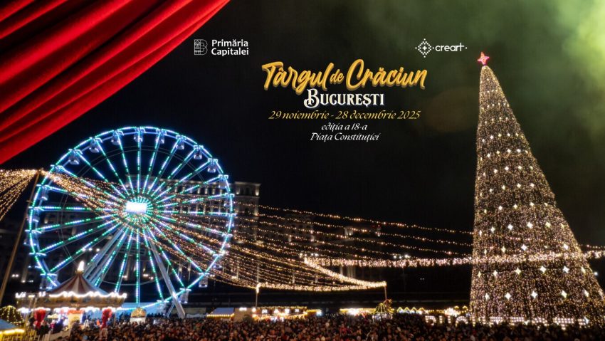 Trei Târguri de Crăciun vor transforma Bucureștiul în magie de sărbători