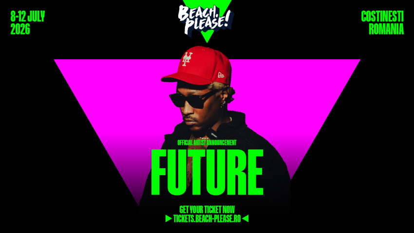 Beach, Please! anunță un nou headliner: Future, un superstar internațional, urcă pe scena ediției 2026