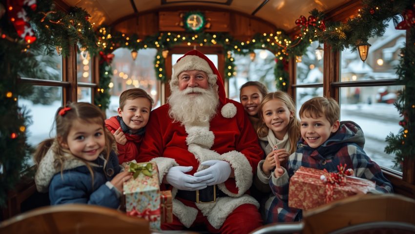 Tramvaiul Moșului ajunge la Reșița