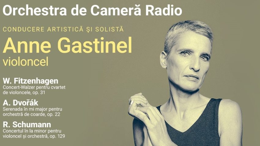Celebra violoncelistă Anne Gastinel, invitată la Sala Radio