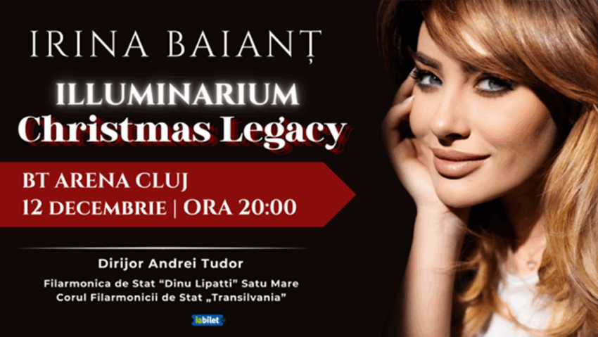 CLUJ: Magia Crăciunului prinde viață cu Irina Baianț