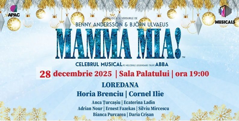 Mamma Mia! – energia, culoarea și bucuria revin la Sala Palatului