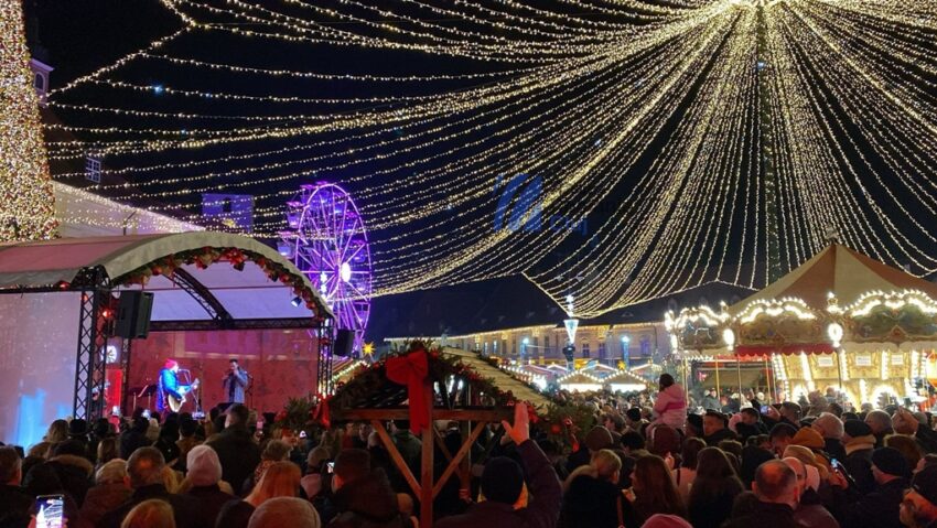 Târgul de Crăciun din Sibiu, record de vizitatori