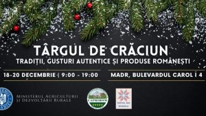 Târg de Crăciun, organizat în curtea Ministerului Agriculturii
