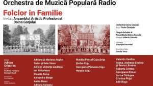 Folclor în familie: Ansamblul Doina Gorjului, invitat la Sala Radio