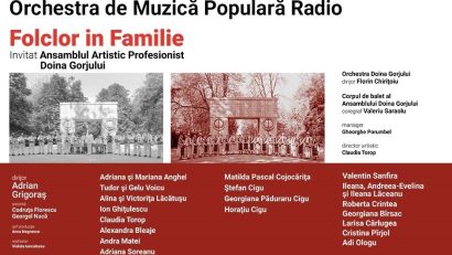 Folclor în familie – Ansamblul Doina Gorjului invitat la Sala Radio
