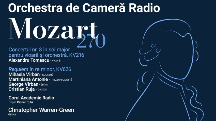Mozart 270: Alexandru Tomescu, la Sala Radio
