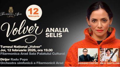 Analia Selis aduce turneul „Volver” la Arad și Timișoara